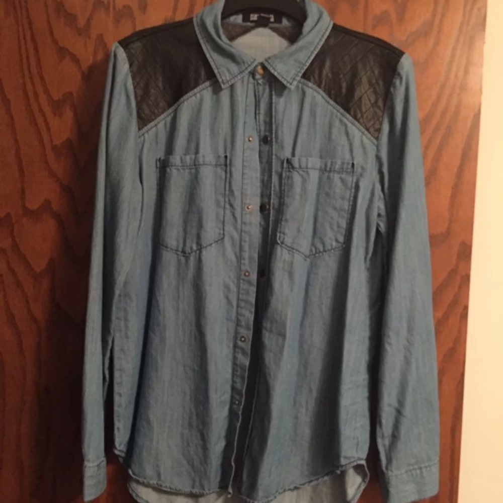 Forever 21 Jean Shirt